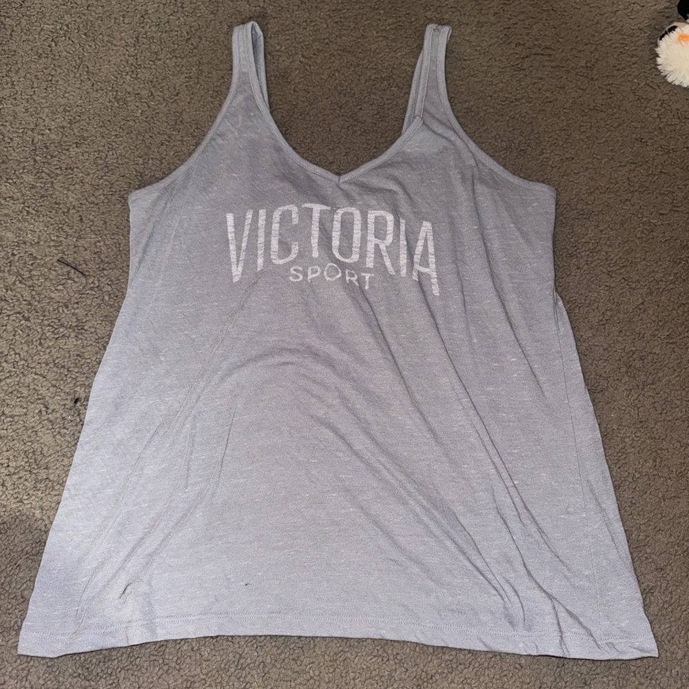 Gray Women's Victorias Secret Active Tank Top